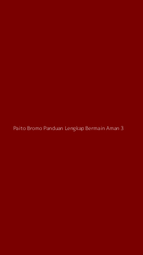 Tampilan Antarmuka Aplikasi Paito Bromo Panduan Lengkap Bermain Aman - 3
