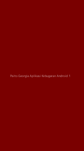 Tampilan Antarmuka Aplikasi Paito Georgia Aplikasi Kebugaran Android - 1