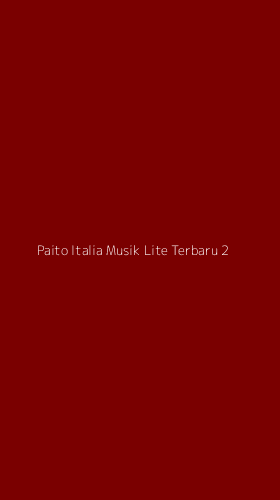 Tampilan Antarmuka Aplikasi Paito Italia Musik Lite Terbaru - 2
