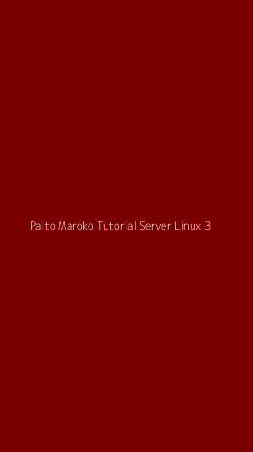 Tampilan Antarmuka Aplikasi Paito Maroko Tutorial Server Linux - 3