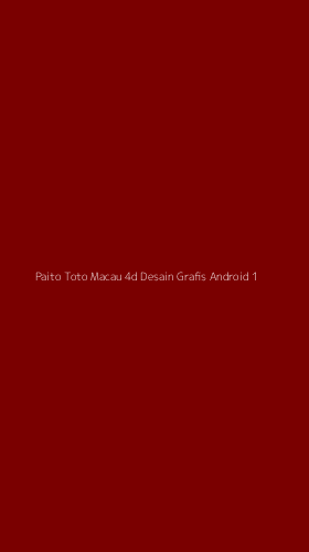 Tampilan Antarmuka Aplikasi Paito Toto Macau 4d Desain Grafis Android - 1