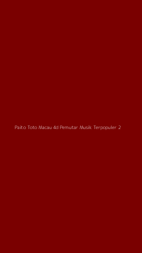 Tampilan Antarmuka Aplikasi Paito Toto Macau 4d Pemutar Musik Terpopuler - 2