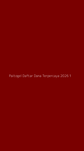 Tampilan Antarmuka Aplikasi Paitogel Daftar Dana Terpercaya 2026 - 1