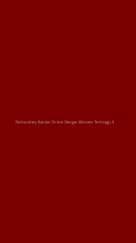 Tampilan Antarmuka Aplikasi Paitosidney Bandar Online Dengan Winrate Tertinggi - 4