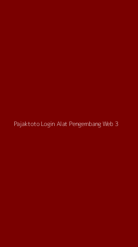 Tampilan Antarmuka Aplikasi Pajaktoto Login Alat Pengembang Web - 3