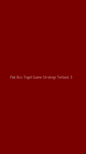 Tampilan Antarmuka Aplikasi Pak Bos Togel Game Strategi Terbaik - 3