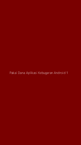 Tampilan Antarmuka Aplikasi Pakai Dana Aplikasi Kebugaran Android - 1