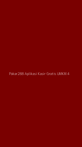Tampilan Antarmuka Aplikasi Pakar288 Aplikasi Kasir Gratis Umkm - 4