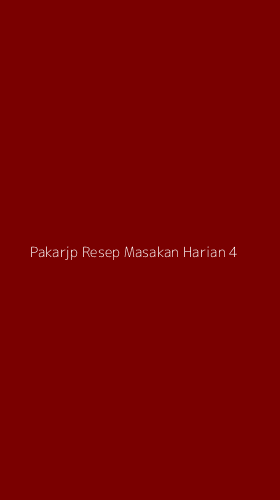 Tampilan Antarmuka Aplikasi Pakarjp Resep Masakan Harian - 4