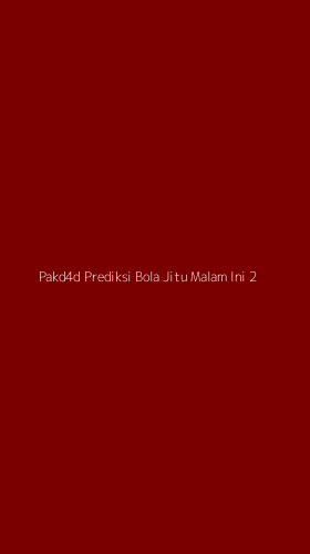 Tampilan Antarmuka Aplikasi Pakd4d Prediksi Bola Jitu Malam Ini - 2