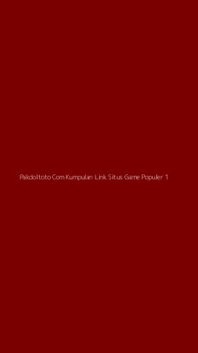 Tampilan Antarmuka Aplikasi Pakdoltoto Com Kumpulan Link Situs Game Populer - 1