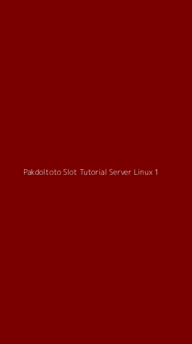 Tampilan Antarmuka Aplikasi Pakdoltoto Slot Tutorial Server Linux - 1