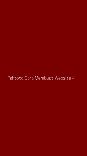 Tampilan Antarmuka Aplikasi Paktoto Cara Membuat Website - 4