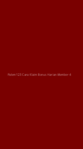 Tampilan Antarmuka Aplikasi Palem123 Cara Klaim Bonus Harian Member - 4