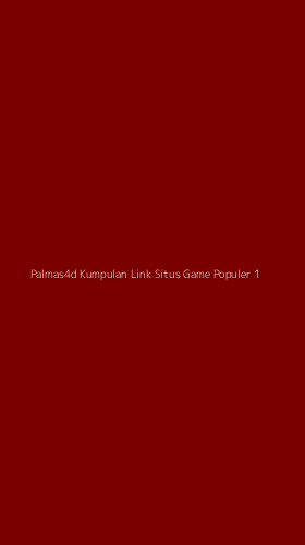 Tampilan Antarmuka Aplikasi Palmas4d Kumpulan Link Situs Game Populer - 1