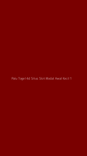 Tampilan Antarmuka Aplikasi Palu Togel 4d Situs Slot Modal Awal Kecil - 1