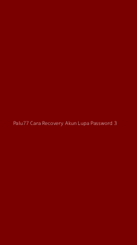 Tampilan Antarmuka Aplikasi Palu77 Cara Recovery Akun Lupa Password - 3