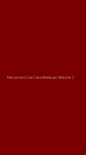 Tampilan Antarmuka Aplikasi Pancartoto Com Cara Membuat Website - 2