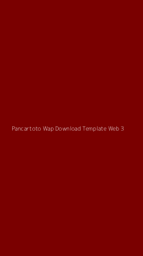 Tampilan Antarmuka Aplikasi Pancartoto Wap Download Template Web - 3