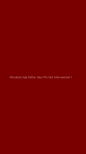 Tampilan Antarmuka Aplikasi Pancatoto Apk Daftar Akun Pro Slot Internasional - 1