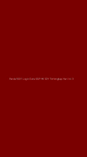 Tampilan Antarmuka Aplikasi Panda1001 Login Data Sgp Hk Sdy Terlengkap Hari Ini - 3