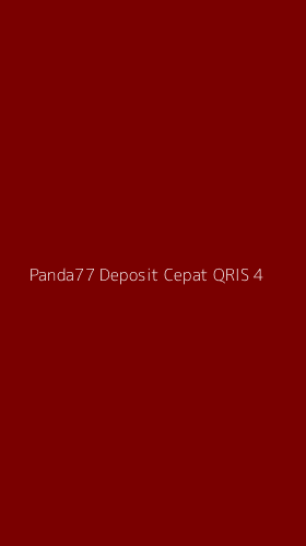 Tampilan Antarmuka Aplikasi Panda77 Deposit Cepat Qris - 4