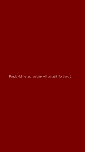 Tampilan Antarmuka Aplikasi Pandai4d Kumpulan Link Alternatif Terbaru - 2