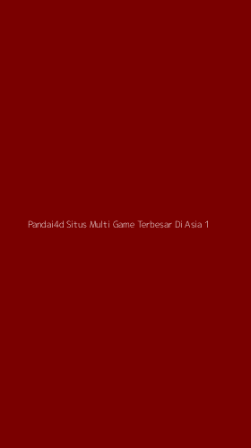 Tampilan Antarmuka Aplikasi Pandai4d Situs Multi Game Terbesar Di Asia - 1