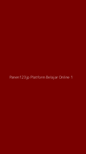 Tampilan Antarmuka Aplikasi Panen123jp Platform Belajar Online - 1