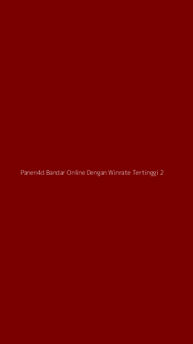Tampilan Antarmuka Aplikasi Panen4d Bandar Online Dengan Winrate Tertinggi - 2
