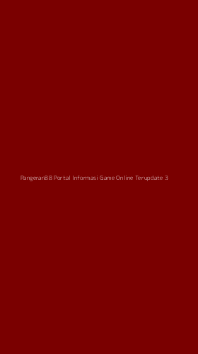 Tampilan Antarmuka Aplikasi Pangeran88 Portal Informasi Game Online Terupdate - 3