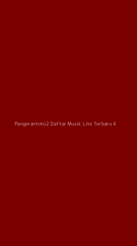 Tampilan Antarmuka Aplikasi Pangerantoto2 Daftar Musik Lite Terbaru - 4