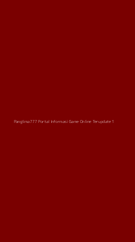 Tampilan Antarmuka Aplikasi Panglima777 Portal Informasi Game Online Terupdate - 1