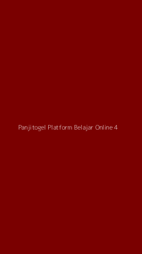Tampilan Antarmuka Aplikasi Panjitogel Platform Belajar Online - 4