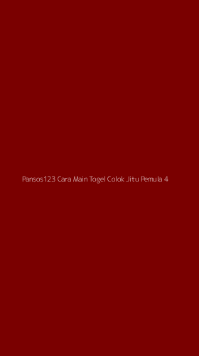 Tampilan Antarmuka Aplikasi Pansos123 Cara Main Togel Colok Jitu Pemula - 4