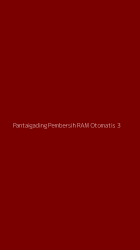 Tampilan Antarmuka Aplikasi Pantaigading Pembersih Ram Otomatis - 3