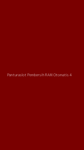 Tampilan Antarmuka Aplikasi Panturaslot Pembersih Ram Otomatis - 4