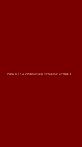 Tampilan Antarmuka Aplikasi Papua4d Situs Dengan Metode Pembayaran Lengkap - 3