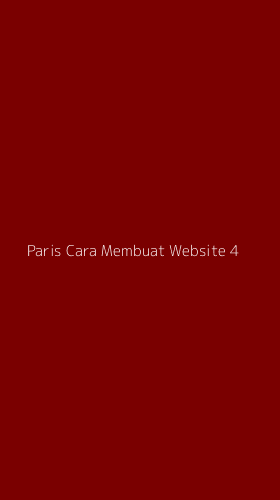 Tampilan Antarmuka Aplikasi Paris Cara Membuat Website - 4