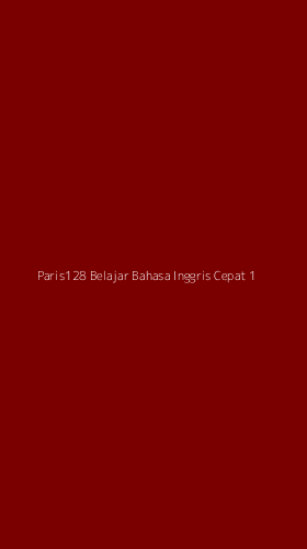 Tampilan Antarmuka Aplikasi Paris128 Belajar Bahasa Inggris Cepat - 1