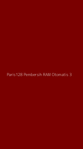 Tampilan Antarmuka Aplikasi Paris128 Pembersih Ram Otomatis - 3
