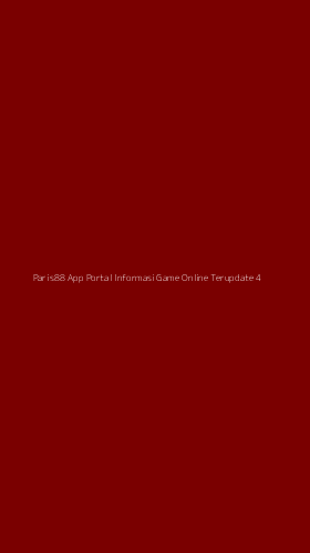 Tampilan Antarmuka Aplikasi Paris88 App Portal Informasi Game Online Terupdate - 4
