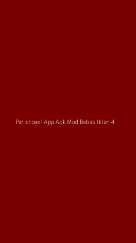 Tampilan Antarmuka Aplikasi Paristogel App Apk Mod Bebas Iklan - 4