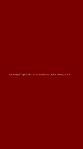 Tampilan Antarmuka Aplikasi Paristogel Wap Portal Informasi Game Online Terupdate - 4