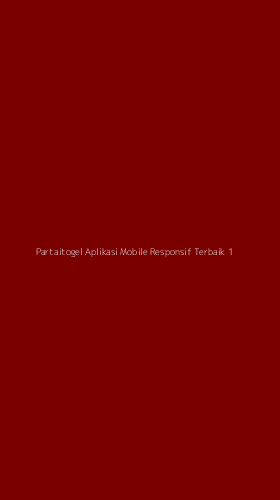 Tampilan Antarmuka Aplikasi Partaitogel Aplikasi Mobile Responsif Terbaik - 1