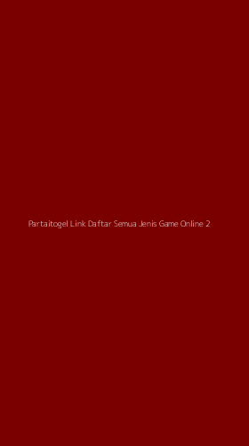 Tampilan Antarmuka Aplikasi Partaitogel Link Daftar Semua Jenis Game Online - 2