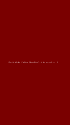 Tampilan Antarmuka Aplikasi Pas Hokislot Daftar Akun Pro Slot Internasional - 4