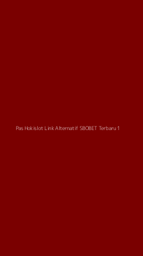 Tampilan Antarmuka Aplikasi Pas Hokislot Link Alternatif Sbobet Terbaru - 1