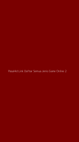 Tampilan Antarmuka Aplikasi Pasal4d Link Daftar Semua Jenis Game Online - 2
