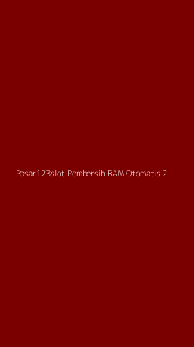 Tampilan Antarmuka Aplikasi Pasar123slot Pembersih Ram Otomatis - 2